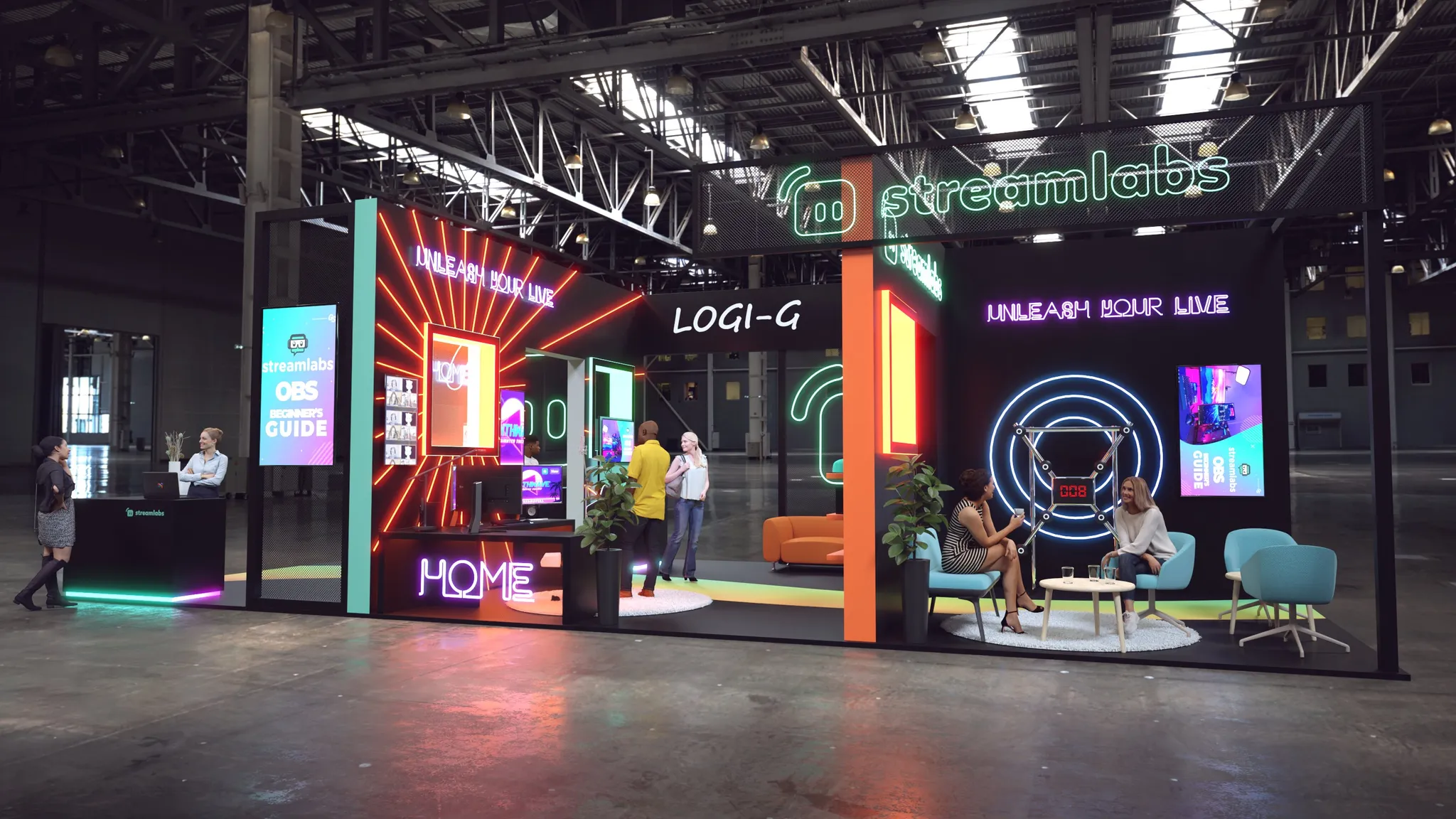 20x40 Île booth design by Reaction Space